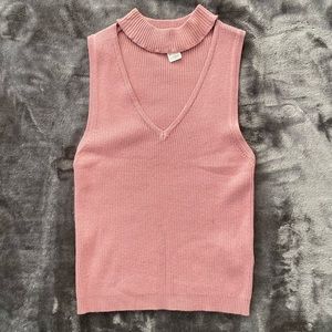 Pink crop top